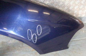 BMW E39 5er Kotflügel rechts Montrealblau