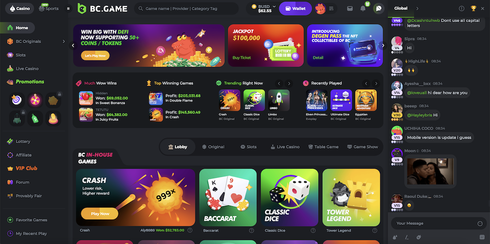 Explore the Exciting World of BC Game Crypto Casino