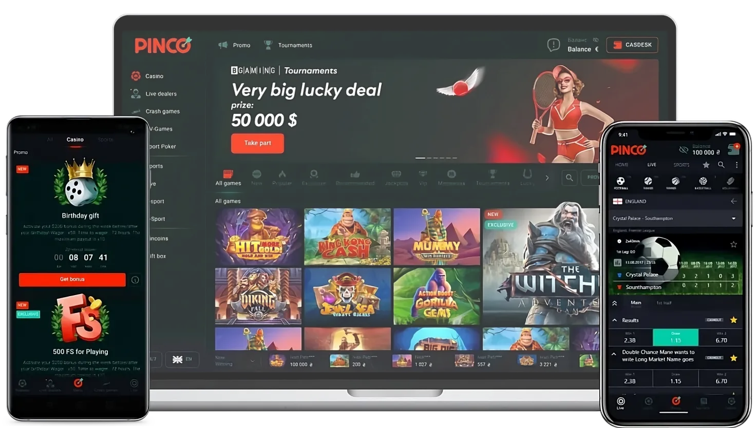 pinco casino online